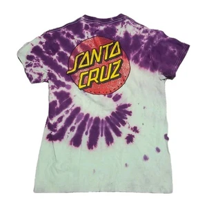 Camicia skater Tie Dye Santa Cruz taglia small skateboard - Foto 1 di 2