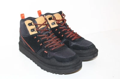 UGG 女式 HIGHLAND HI HERITAGE 尺寸 7 黑色运动鞋 — 第 1/4 张图片