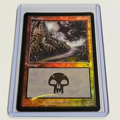 2000 Magic: The Gathering INVASION Swamp FOIL 342/350 NM - Image 1 of 2