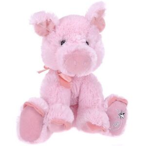 Russ Berrie Shining Stars Pink Pig 8 11/16in New