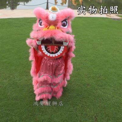 Christmas Children's Lion Clothing Chinese Folk Lion Dance Student Mascot - Image 1 of 4