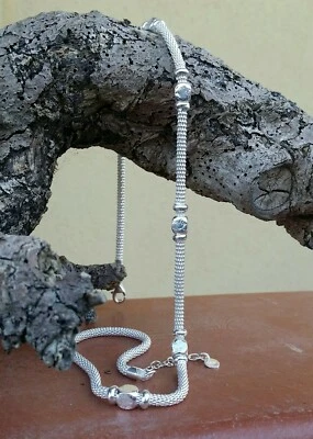 COLLANA   ARGENTO 925 COLLIER GIROCOLLO DONNA modello dodo - Immagine 1 di 4