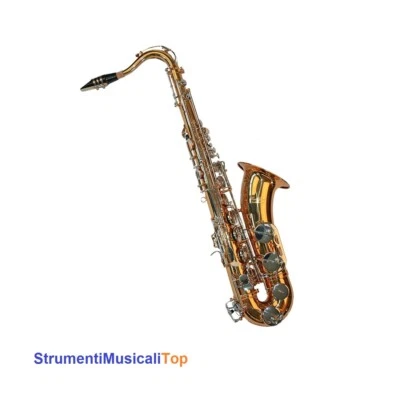 Sassofono Sax Tenore Oro/Argento Professionale KARL GLASER con CUSTODIA - Immagine 1 di 4