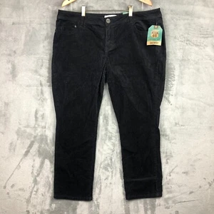 Route 66 Skinny Classic Fit Cord Jeans Gr. 18 schwarz Stretch 28 Schrittlänge - Bild 1 von 22