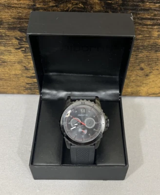 Мужские часы Claiborne CLM1060 черные резиновые многофункциональные - Изображение 1 из 4