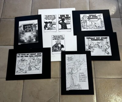 Original Disney Pixar Movie Toy Story Advertising 1995 X6 Woody Buzz Poster Ads - Image 1 of 4