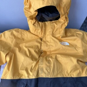 North Face Yellow And Black Boy’s Size 10/12 Parka With Liner - Picture 1 of 6