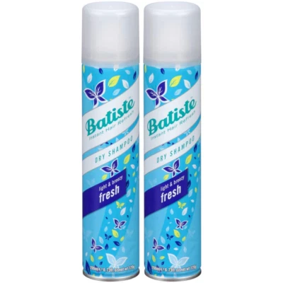Champú seco Batiste Instant Hair Refresh, fresco - Paquete de 2 de 6,73 oz Foto 1 de 2