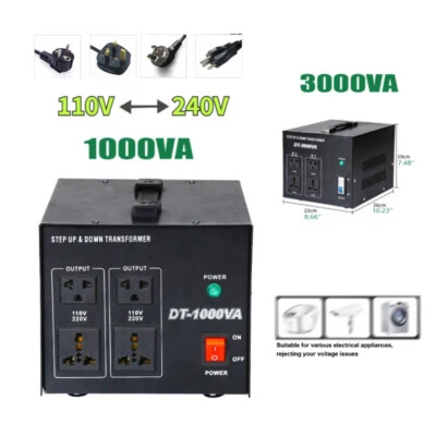 Transformer Peak Voltage Converter 220V To 110V / 110V To 220V Step Up And Down - Image 1 of 4