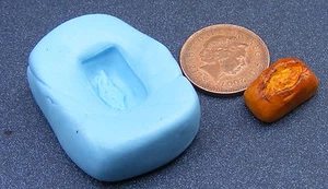 Puppenhaus kleine Blechform wiederverwendbar Silikon Gummi Brot Maßstab 1:12 tumdee - Bild 1 von 8