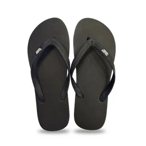 Flip Flops Black Men Comfort Toe Summer Beach Waterproof Nonslip Durable - Picture 1 of 30