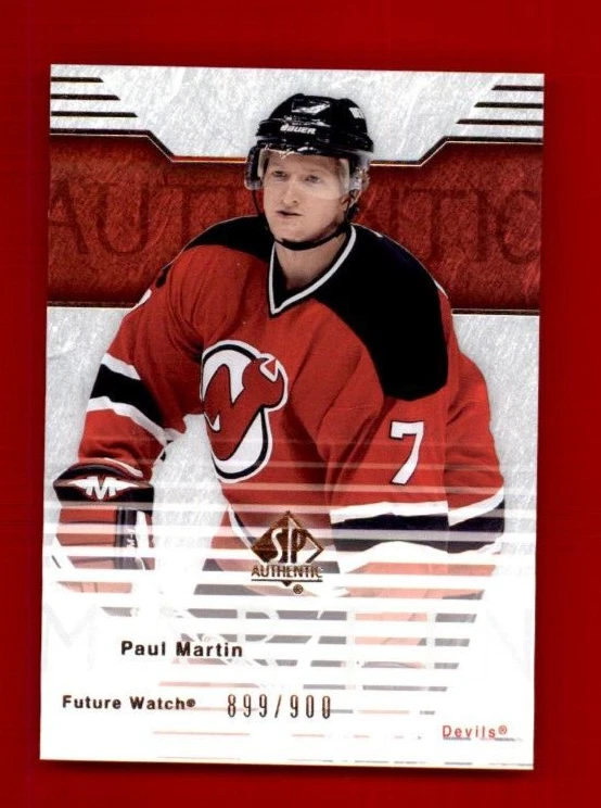 2003-04 SP Authentic #112 Paul Martin RC 899/900 - Image 1 of 2