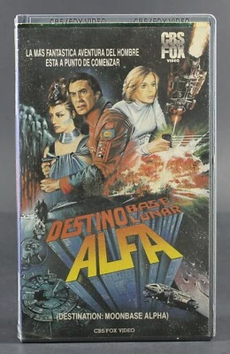 1986 Space 1999 DESTINATION: MOONBASE ALPHA Spanish Vintage Betamax Videotape - image 1 of 4