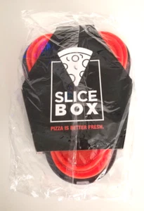 Pizza Slice Box- Expandable and... Storage Container - Orange - Brand New - Picture 1 of 8