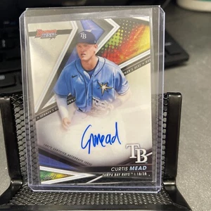 2022 Bowman's Best CURTIS MEAD Rookie RC Auto - #B22-CME Tampa Bay Rays - Bild 1 von 2