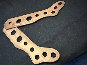 Pair of Antique Wooden Stretchers for Childs' Socks - Picture 1 of 8
