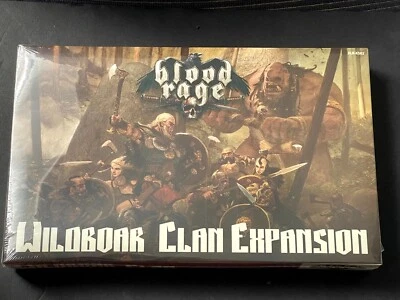 COOL MINI OR NOT CMON - Blood Rage - Kickstarter Exclusive - Espansione Wildboar Clan - New Nuovo