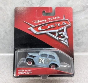 Disney Pixar Cars 3 River Scott Mattel escala 1:55 nuevo en caja raro - Imagen 1 de 8
