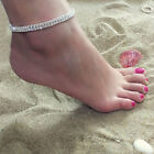 Ankle Bracelets For Women Silver Diamond Tennis Anklets Bracelets Rhinestone☈