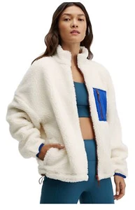 Giacca Sherpa Fabletics Rylan TAGLIA SMALL Bone Multi - Foto 1 di 10