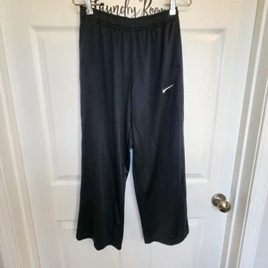 Nike Dri Fit Logo Youth Black Loose Fitting Athletic Pants Size XL - Picture 1 of 16