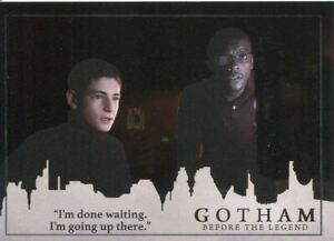 Gotham Season 2 Foil Parallel Base Card #57 ?I?m done waiting. I?m going up the