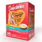 Delectables Squeeze Up Interactive Lickable Wet Cat Treat Flavor Variety