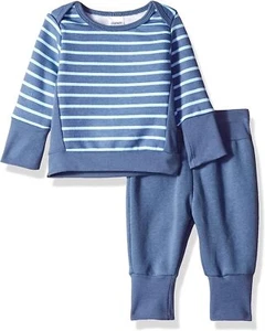 Hanes Ultimate Baby Flexy Adjustable Fit Jogger with Sweatshirt Set - Picture 1 of 5