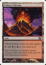 4x Urborg Volcano – 8th Edition - Uncommon Land x4 - MTG LP EDH Magic - MTG_Dom
