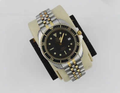 Tag Heuer 980.021 Mens 1000 Series Professional Watch Black Gold Silver Jumbo - Image 1 of 4