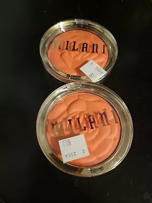 Lot of 2 MILANI Rose Powder Blush 05 CORAL COVE 0.60oz SEALED  - Image 1 of 3