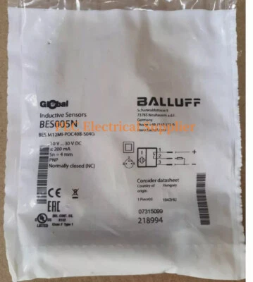 1PC New BALLUFF BES M12MI-POC40B-S04G（BES005N) Sensor Fast Shipping - Image 1 of 3