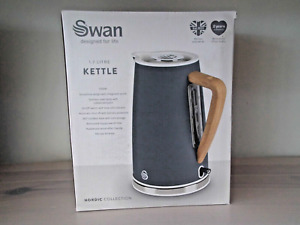 SWAN NORDIC ELECTRIC CORDLESS KETTLE SK14610 1.7 LITRE - New in Open Box
