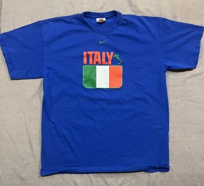 Rare Fabio Cannavaro Nike Shirt Mens XL Italia Italy Soccer Futbol World Cup - Image 1 of 4