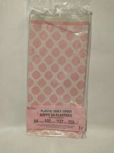 Little Peanut Girl Baby Shower Plastic Tablecloth 54" x 102" Baby Shower Decor - Picture 1 of 6