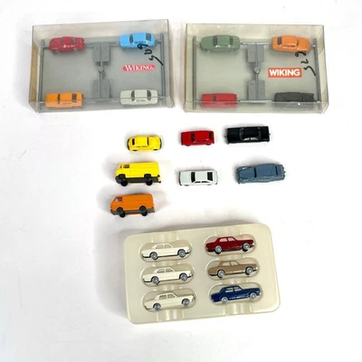 铁路模型车(数量 21)N 规格小型塑料汽车批量维基和加藤品牌 — 第 1/4 张图片