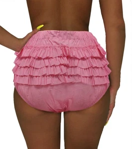 super soft PVC Rüschen 4302R Windelhose Rüschenhose Gummihose Schlüpfer ABDL - Bild 1 von 2