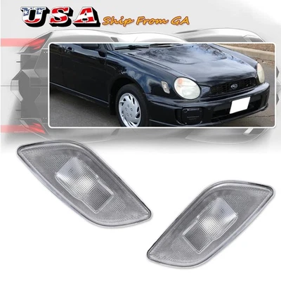 2X Luz de señalización lateral transparente para Subaru Impreza WRX/RS/TS/Outback 2002-2003 Foto 1 de 4