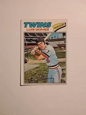 Luis Gomez 1977 Topps Rookie Minnesota Twins #13 - Image 1 of 2