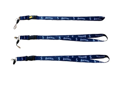 Lot Of 3 Seattle Mariners 2025 ALCS Champs MLB Baseball Lanyards W/ Key Chain - Image 1 of 2