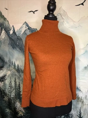 Pendleton Mujer Talla Pequeña 100% Lana Merino Naranja Foto 1 de 4