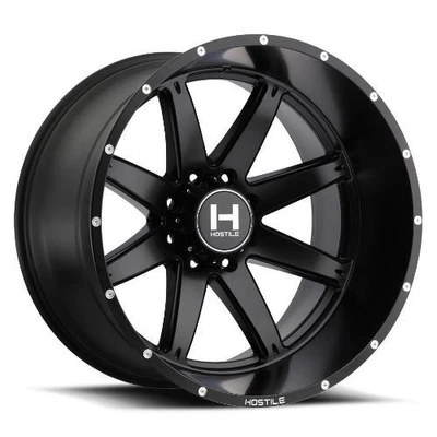 Rueda 22x10 Hostile H109 Alpha Asphalt (negro mate) 8x180 (-25 mm) Foto 1 de 4