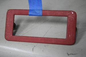 1971-1973 Ford Mustang LEFT REAR RED Fender Marker Light TRIM BEZZEL - Picture 1 of 3