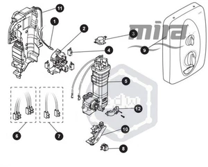 Mira Sprint Elektrische Dusche Ersatzteile und Zubehör - Bild 1 von 52