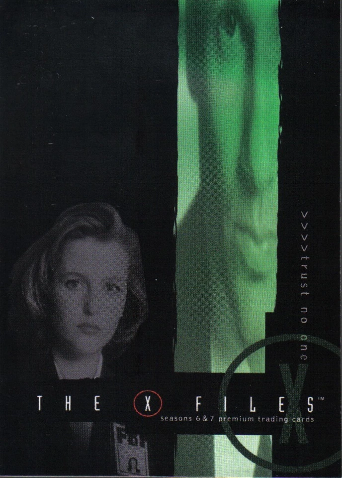 X FILES SEASON 4-5 BOX TOPPER CARD XBL-1 - Image 1 of 1