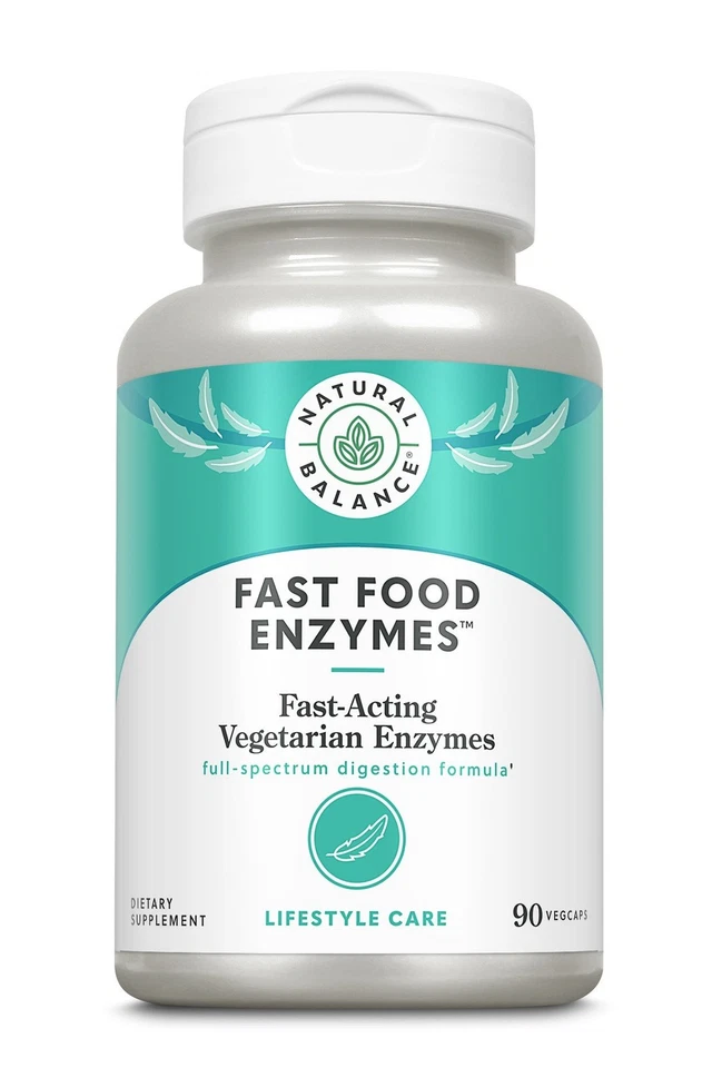 Enzimas de comida rápida Natural Balance 90 cápsulas Foto 1 de 1
