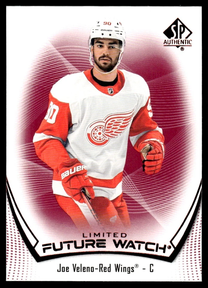 2021-22 SP Authentic Future Watch RED  Joe Veleno Detroit Red Wings #112 - Image 1 of 2