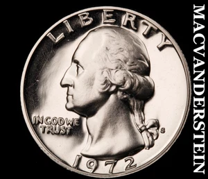 1972-S Washington Quarter-Choice Gem Proof No Reserve #KLB2652 - Picture 1 of 2
