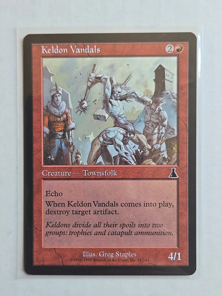 Keldon Vandals - Urza's Destiny - LP - MTG Magic - Common - Creature  - Image 1 of 1