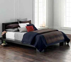 NEW Simply Vera Wang Ombre Stripe King Comforter, Shams Set Navy Blue  - Picture 1 of 1